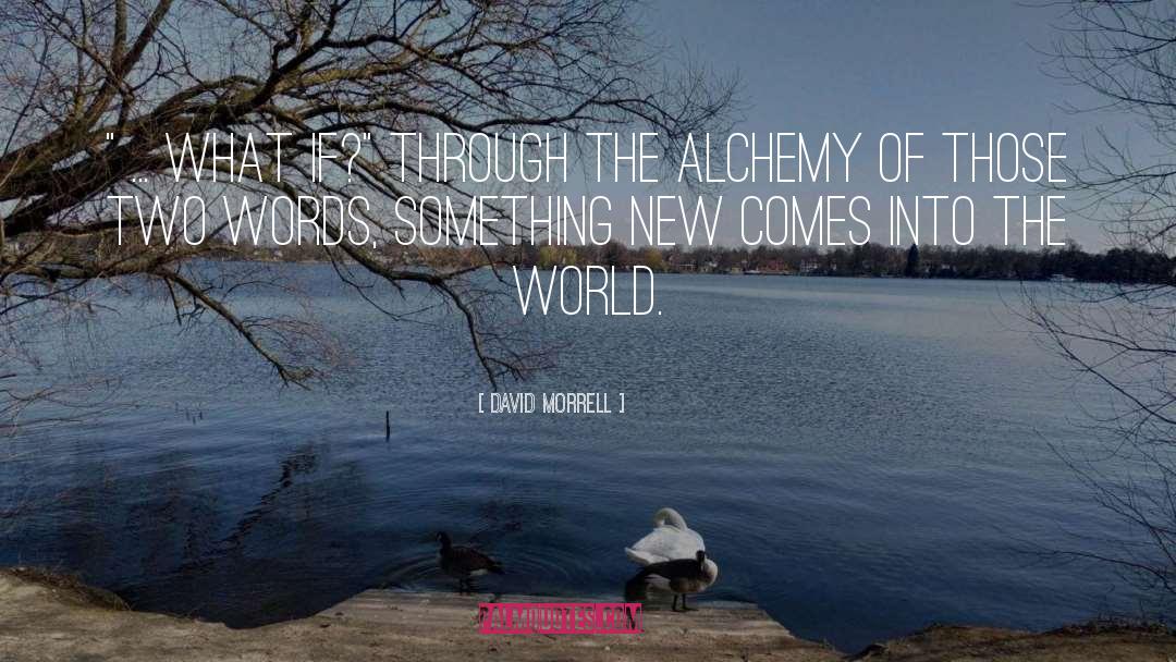 Through quotes by David Morrell
