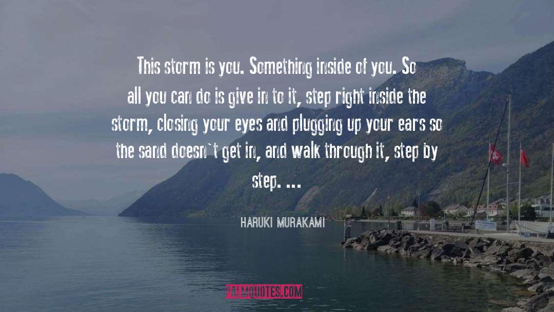 Through The Storm quotes by Haruki Murakami