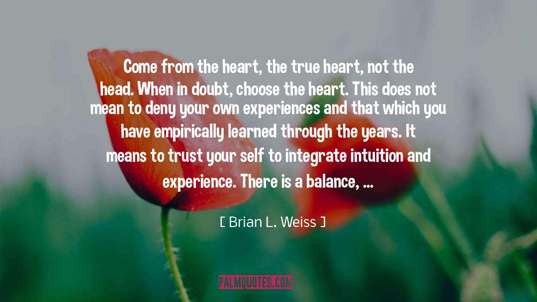 Through The Years quotes by Brian L. Weiss