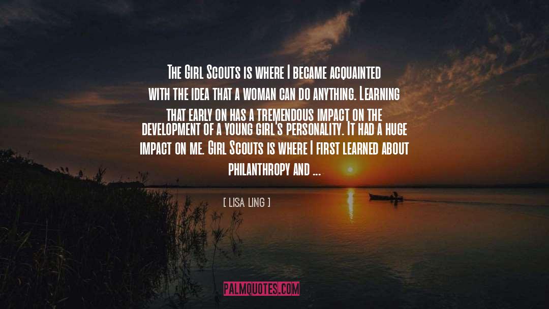 Throughout quotes by Lisa Ling