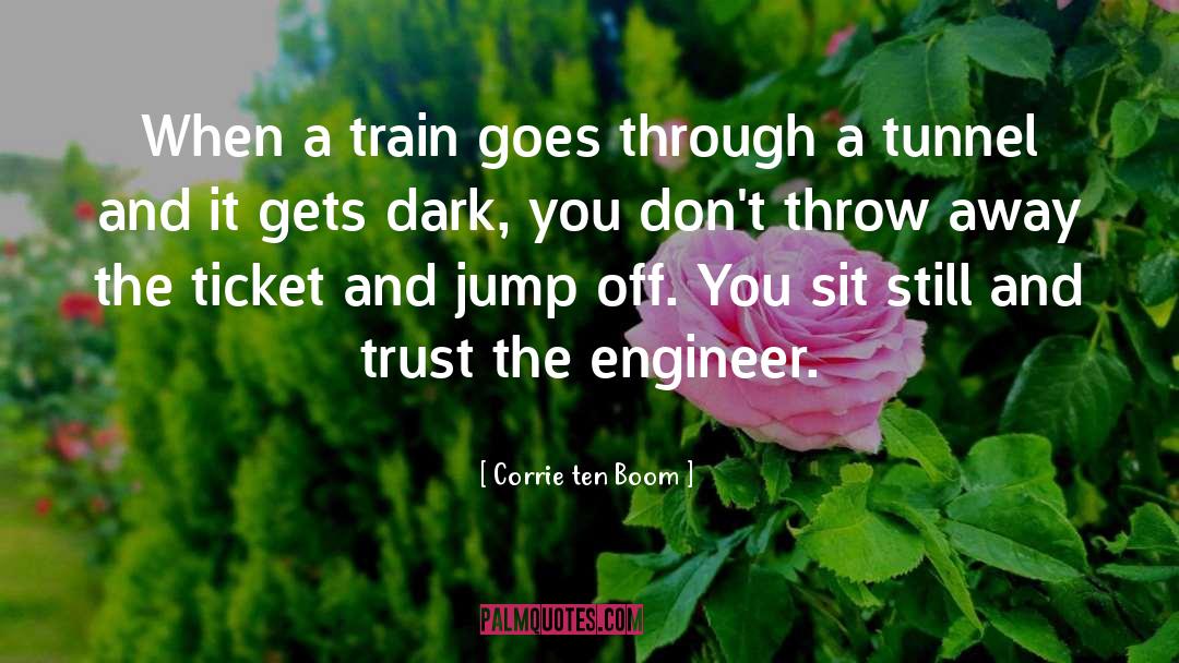 Throw Momma From The Train Love quotes by Corrie Ten Boom