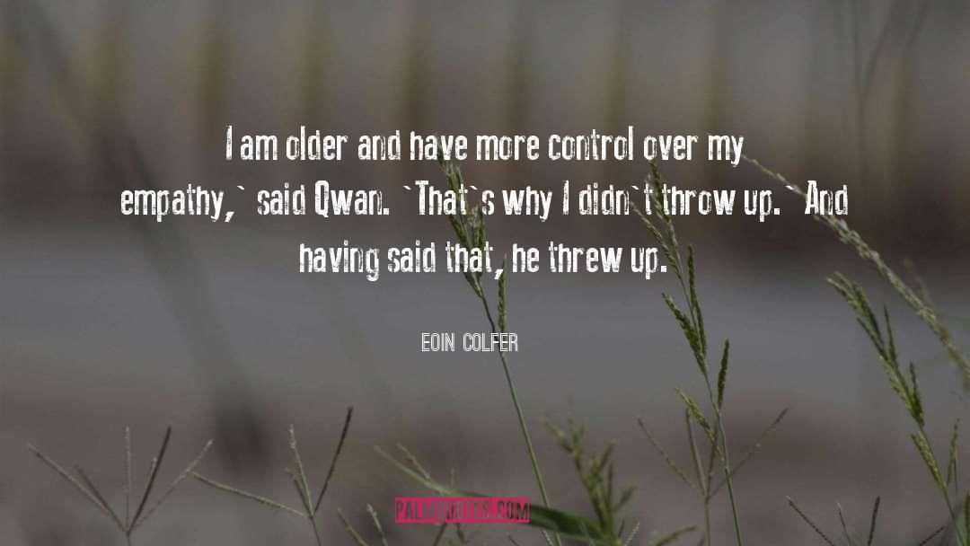 Throw Up quotes by Eoin Colfer