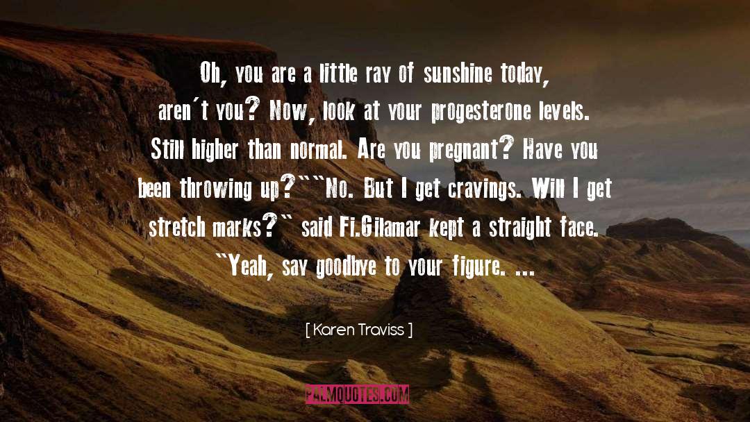 Throwing Up quotes by Karen Traviss