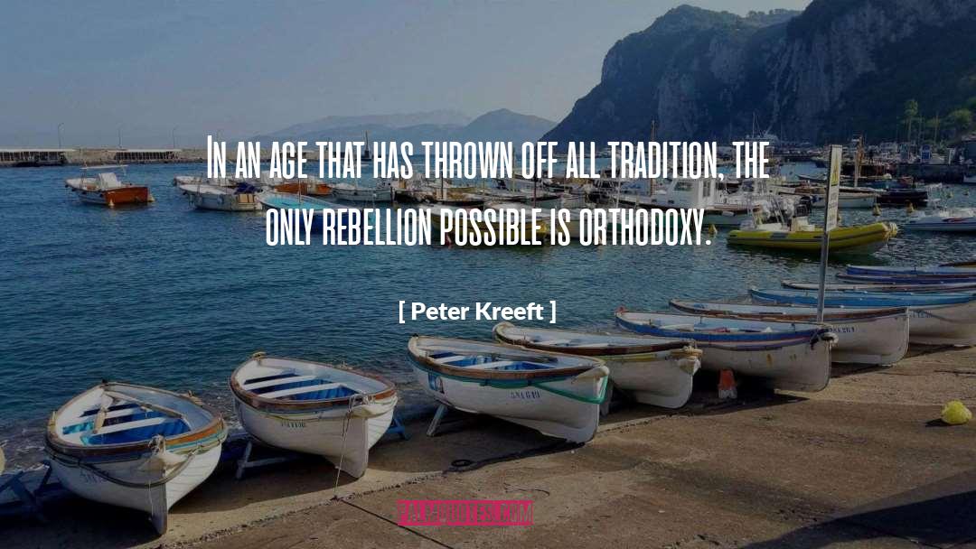 Thrown Off quotes by Peter Kreeft