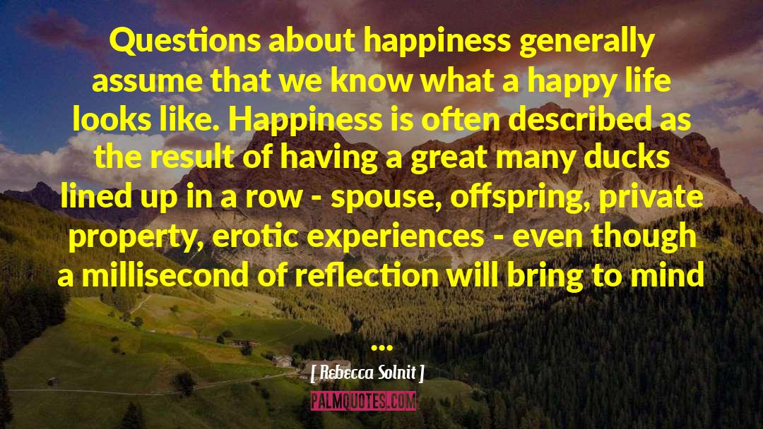 Ths Is What Happy Looks Like quotes by Rebecca Solnit