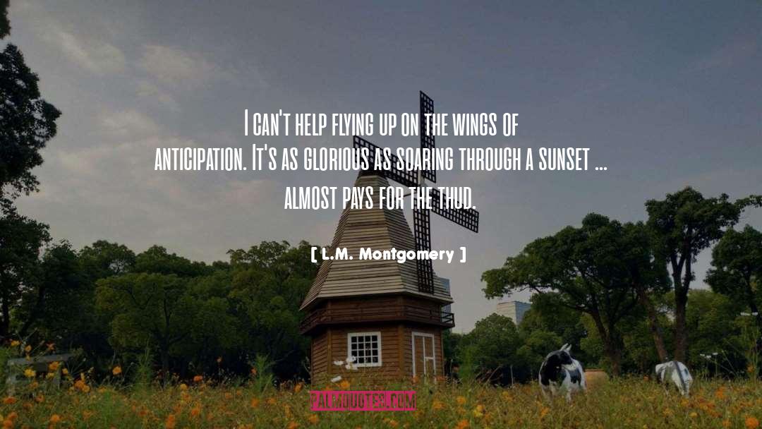Thud quotes by L.M. Montgomery