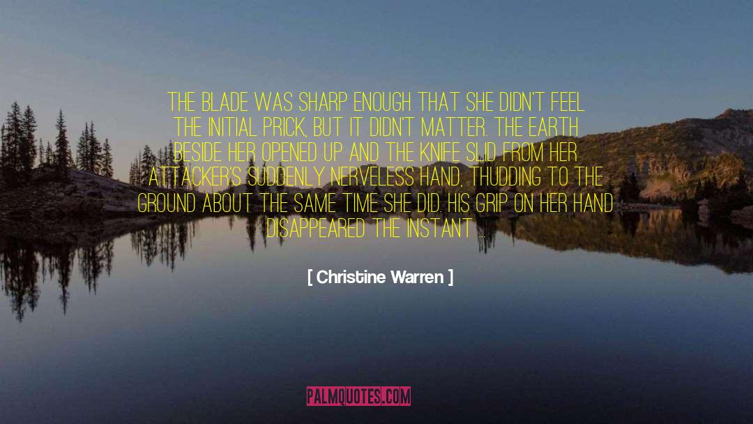 Thudding quotes by Christine Warren