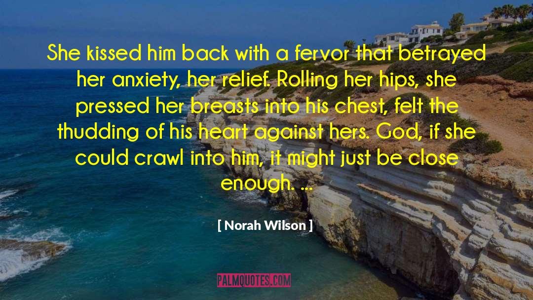 Thudding quotes by Norah Wilson