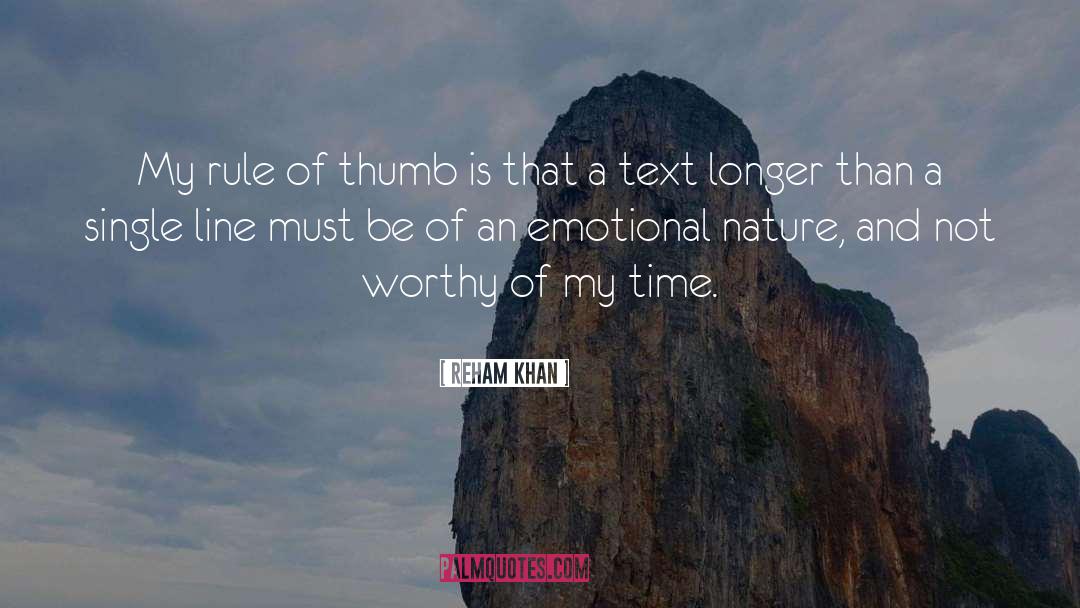 Thumb quotes by Reham Khan