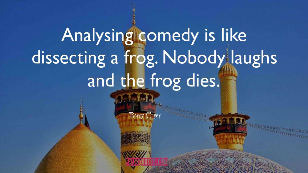 Thumbelina Frog quotes by Barry Cryer