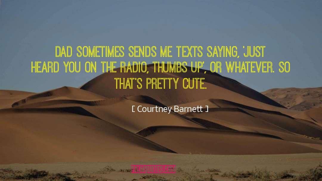 Thumbs quotes by Courtney Barnett