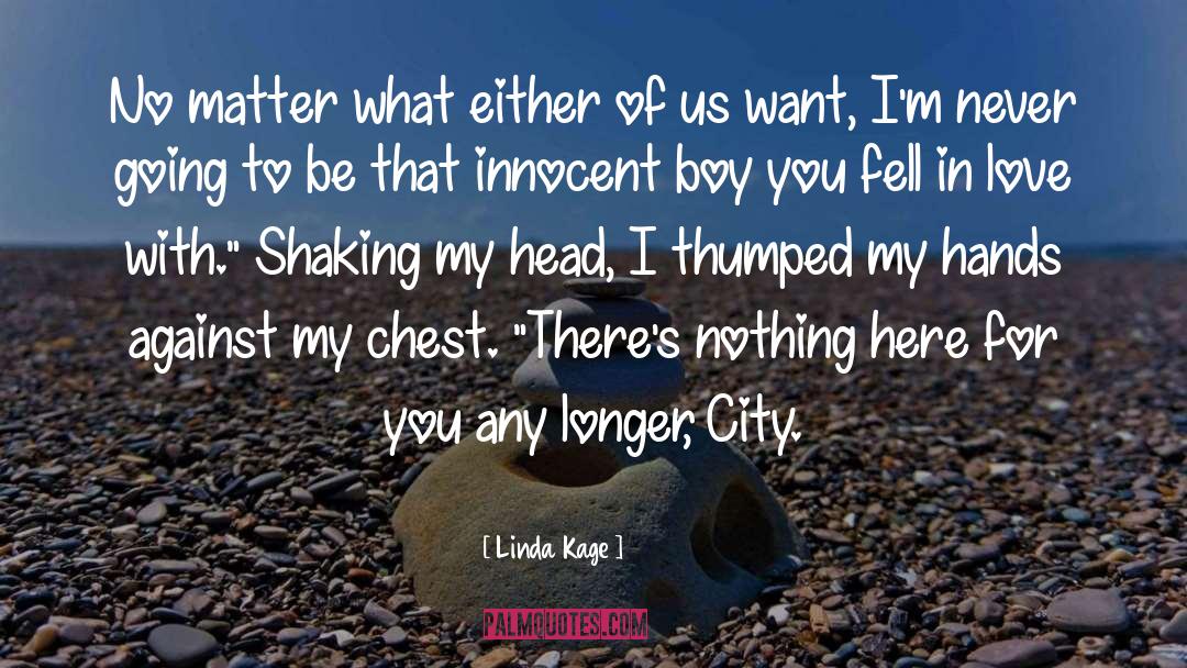 Thumped quotes by Linda Kage