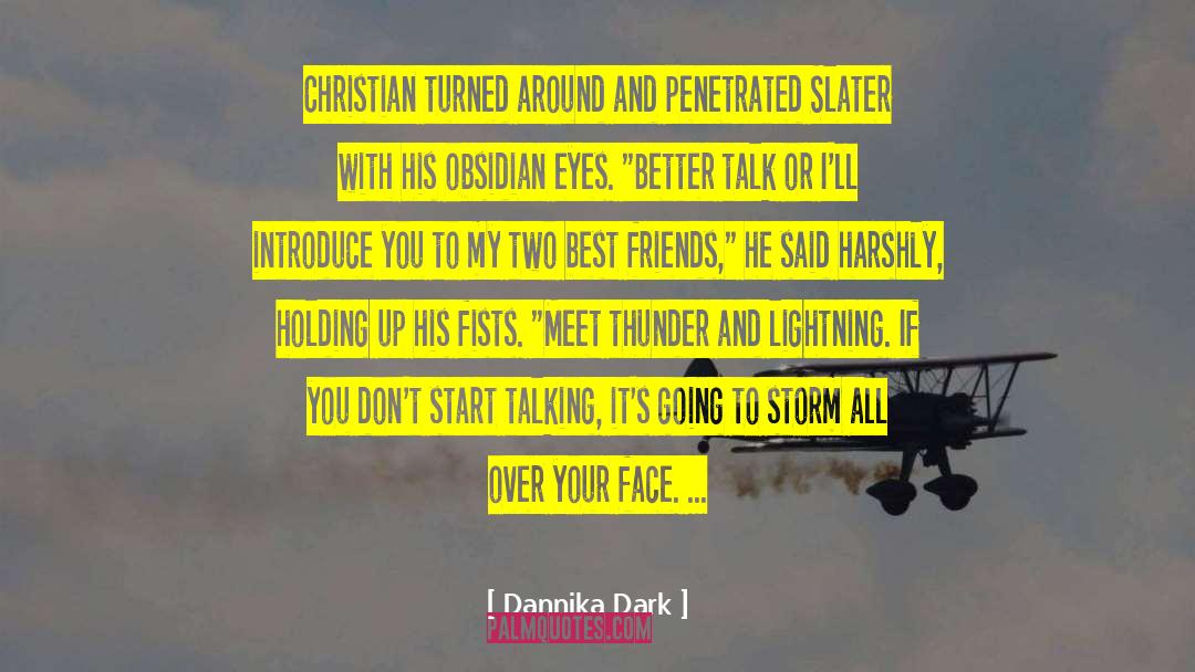 Thunder And Lightning quotes by Dannika Dark