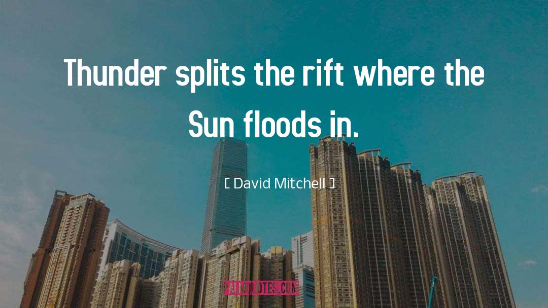Thunder quotes by David Mitchell