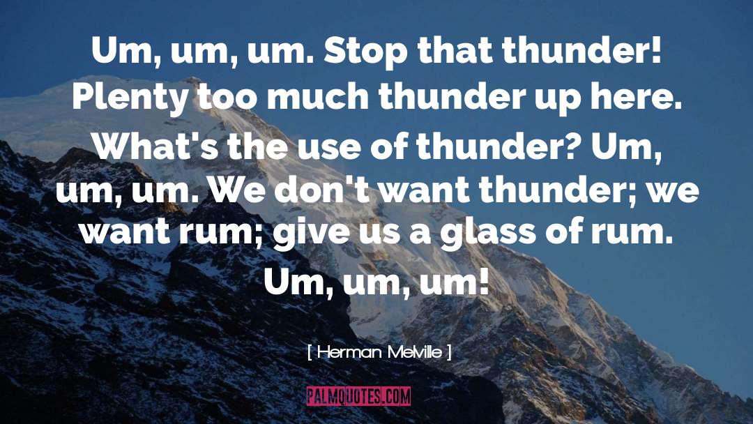 Thunder quotes by Herman Melville