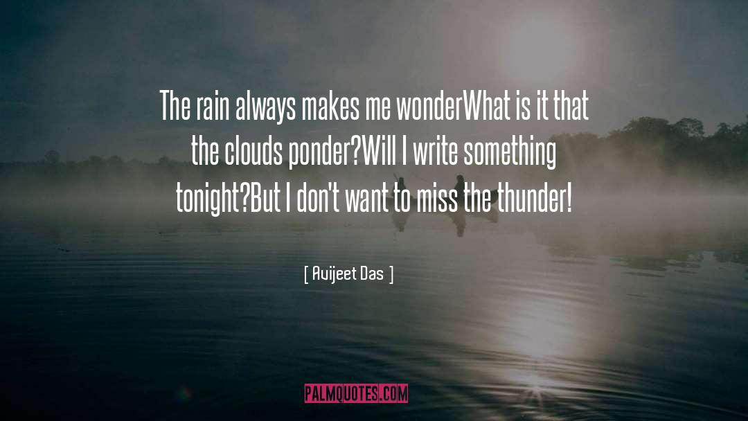 Thunder quotes by Avijeet Das