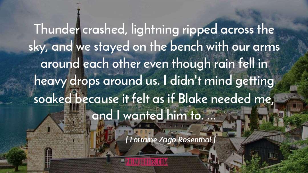 Thunder Rain quotes by Lorraine Zago Rosenthal