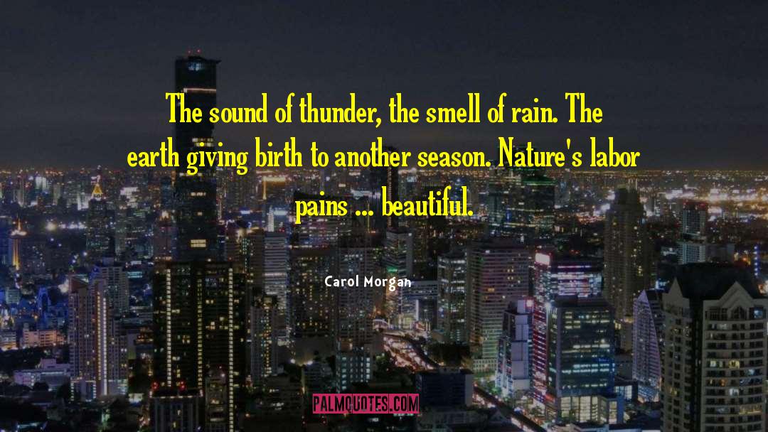 Thunder Rain quotes by Carol Morgan