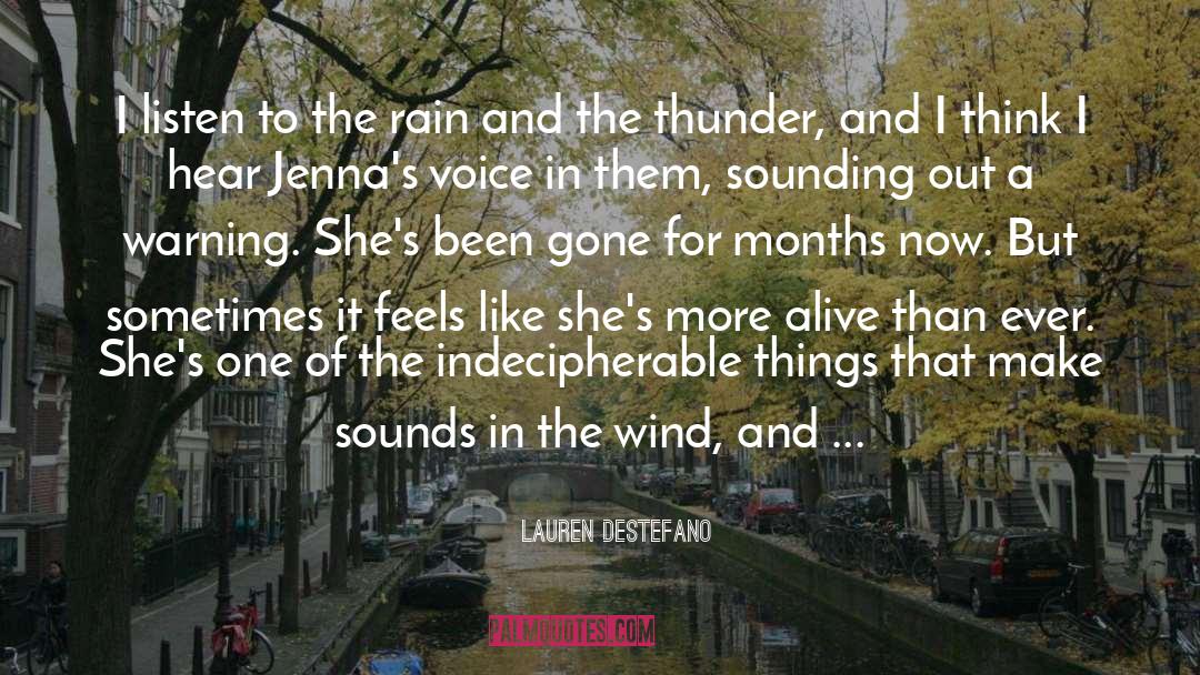 Thunder Rain quotes by Lauren DeStefano