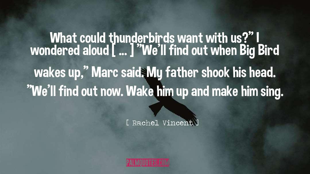 Thunderbirds quotes by Rachel Vincent