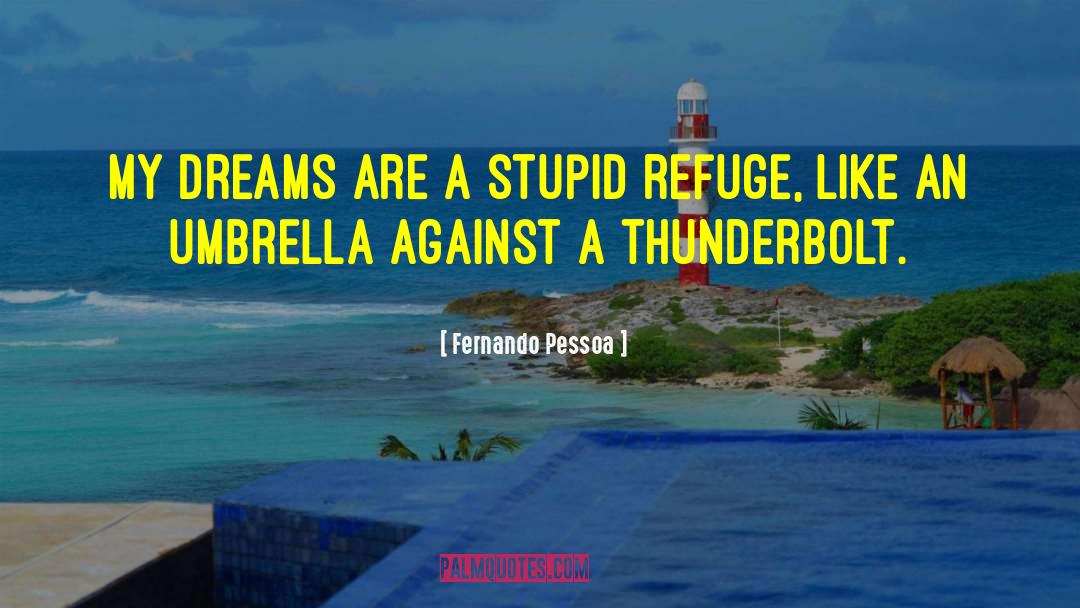 Thunderbolt quotes by Fernando Pessoa