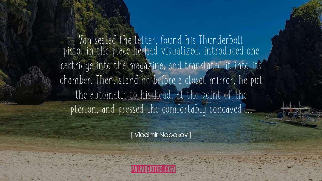 Thunderbolt quotes by Vladimir Nabokov