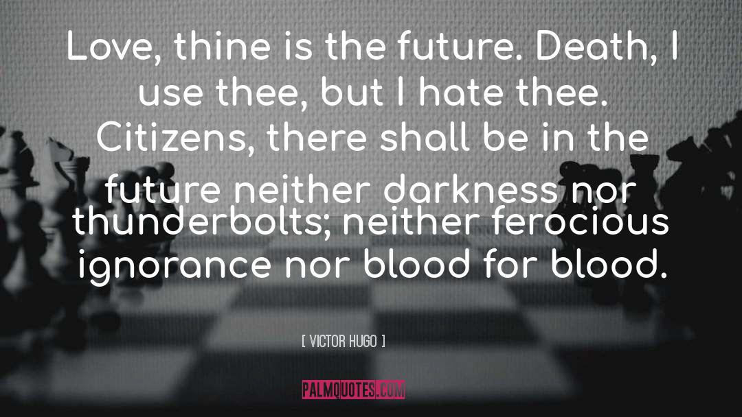 Thunderbolts quotes by Victor Hugo