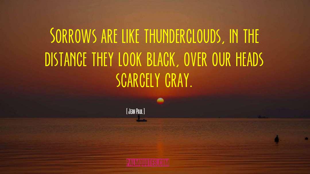 Thunderclouds Trio quotes by Jean Paul