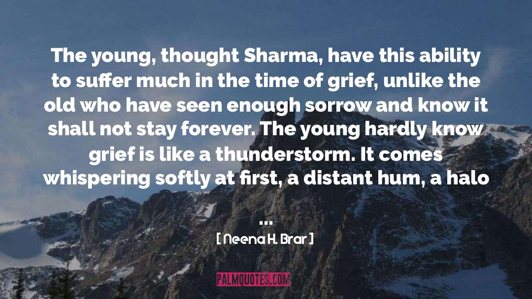 Thunderstorm quotes by Neena H. Brar