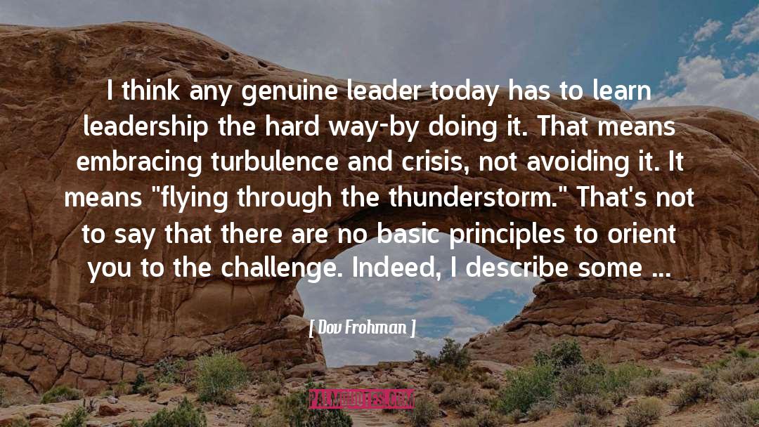 Thunderstorm quotes by Dov Frohman