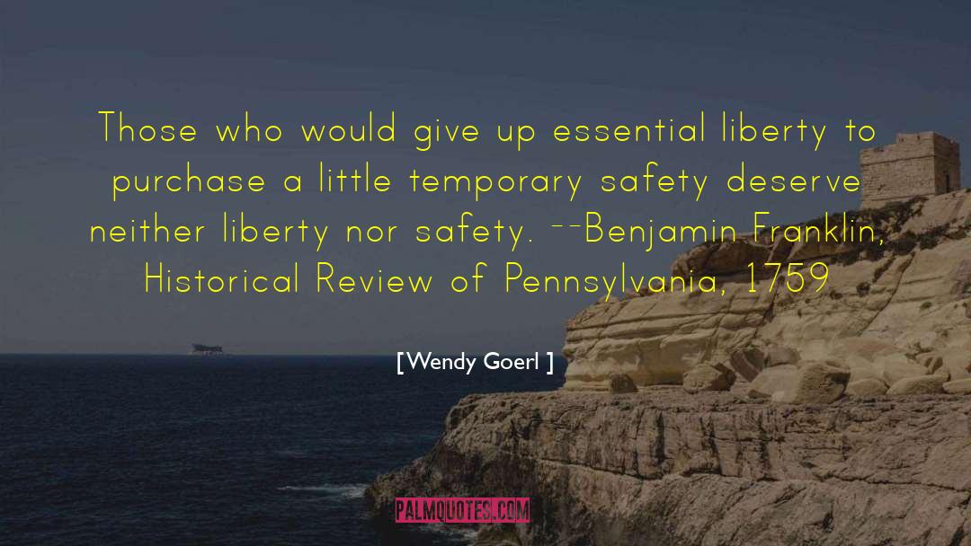 Thursday Safety quotes by Wendy Goerl