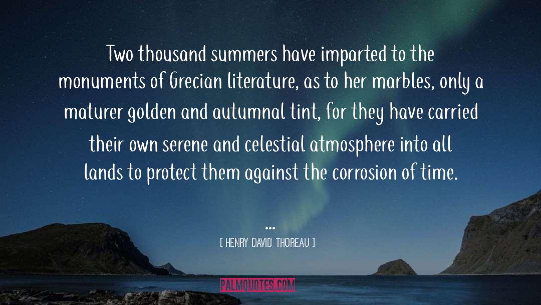 Thynne Summers quotes by Henry David Thoreau