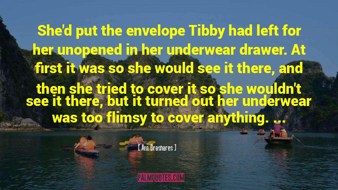 Tibby quotes by Ann Brashares