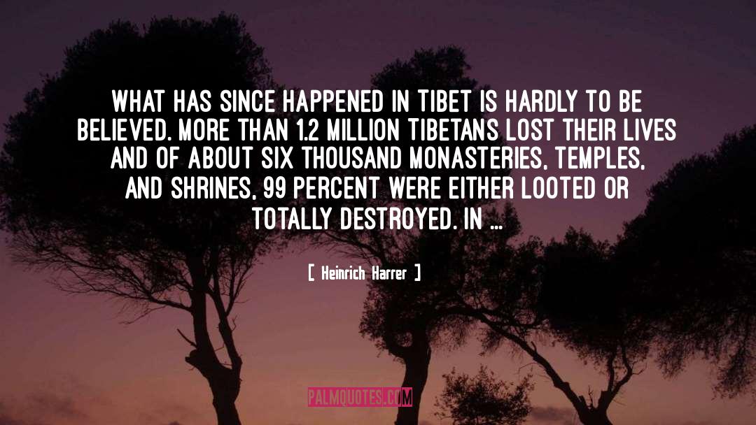 Tibet quotes by Heinrich Harrer