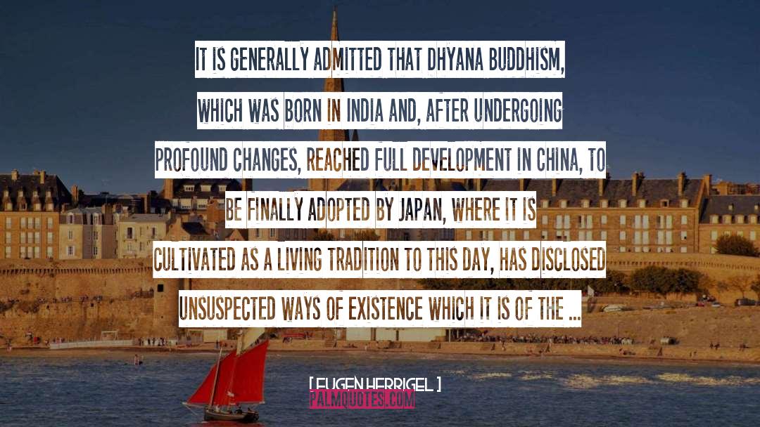 Tibetan Buddhism quotes by Eugen Herrigel