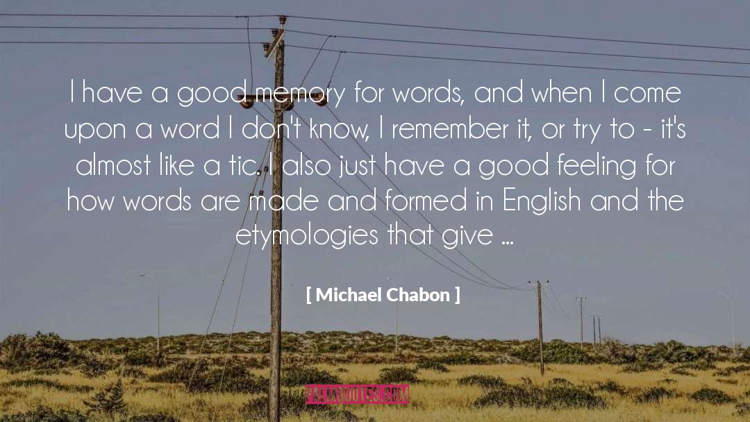 Tic Toc quotes by Michael Chabon