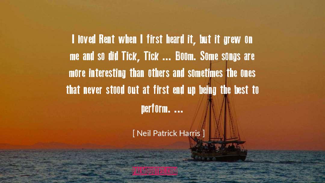 Tick quotes by Neil Patrick Harris