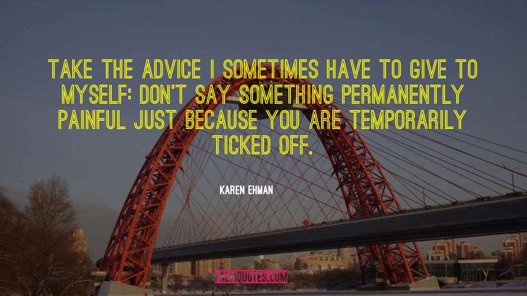 Ticked quotes by Karen Ehman