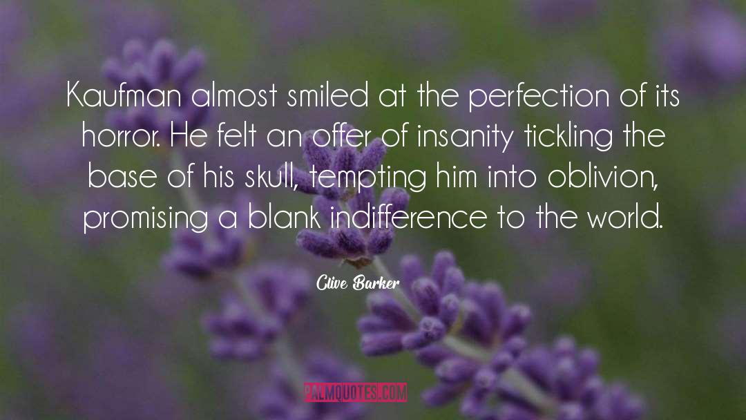 Tickling quotes by Clive Barker