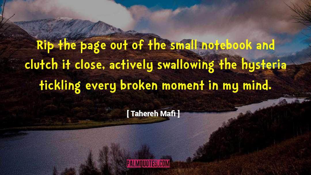 Tickling quotes by Tahereh Mafi