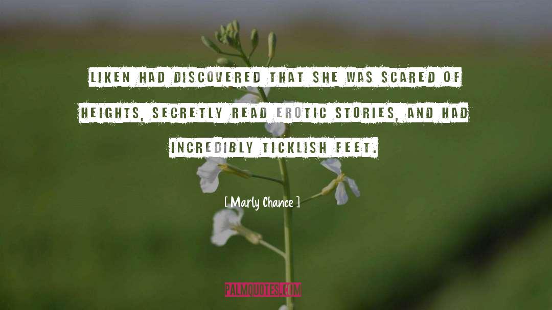 Ticklish quotes by Marly Chance