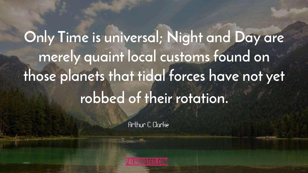 Tidal quotes by Arthur C. Clarke