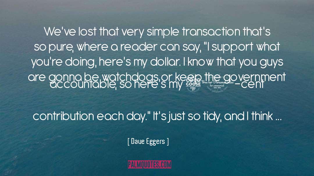 Tidy quotes by Dave Eggers