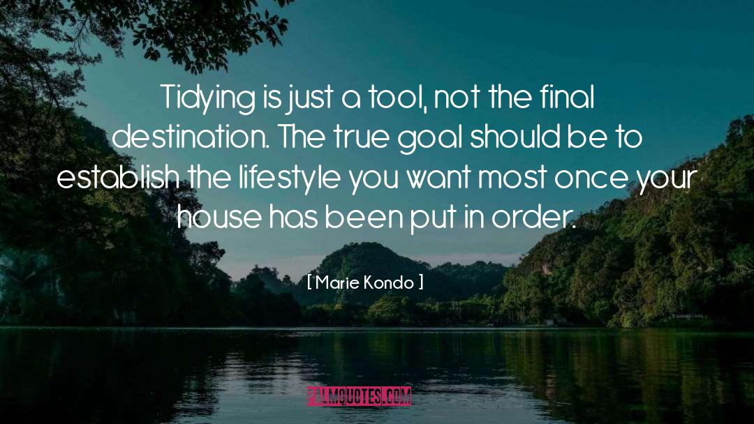 Tidying quotes by Marie Kondo