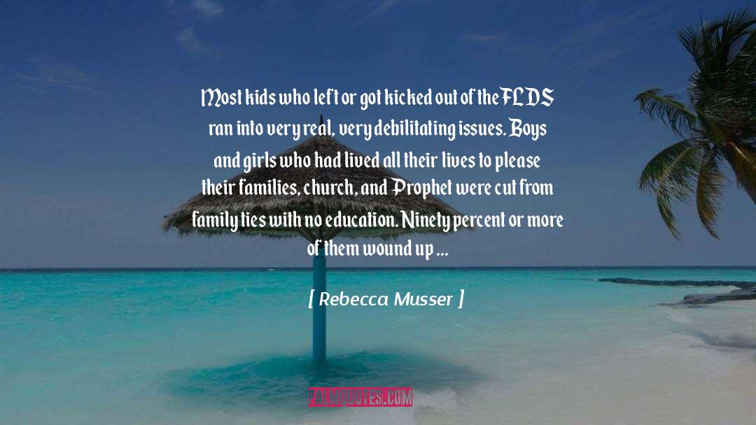 Ties quotes by Rebecca Musser