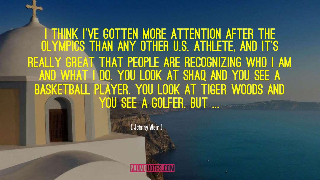 Tiger Woods quotes by Johnny Weir