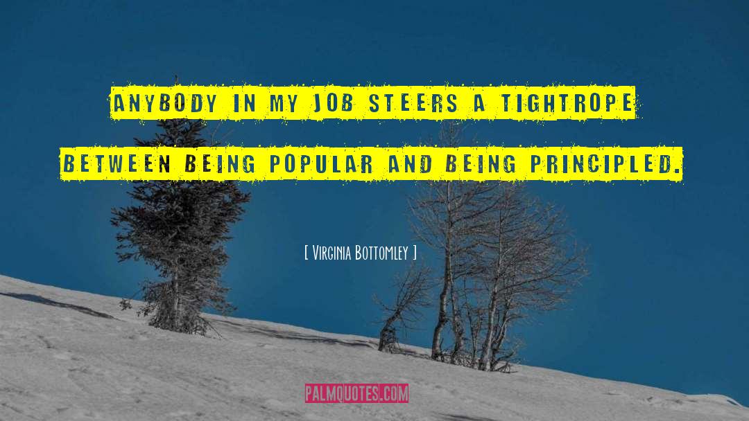 Tightrope quotes by Virginia Bottomley