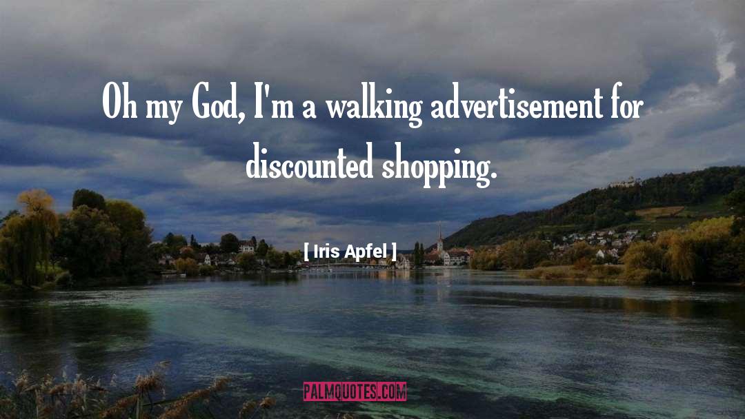 Tiles Advertisement quotes by Iris Apfel