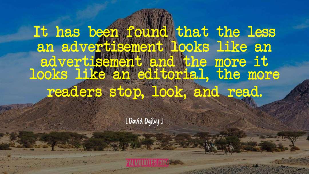 Tiles Advertisement quotes by David Ogilvy
