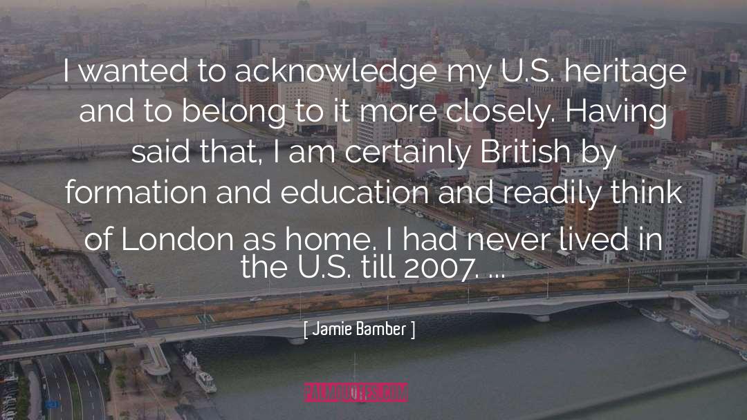 Till quotes by Jamie Bamber